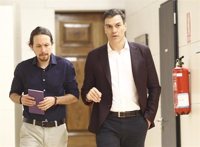 Foto de archivo de Pablo Iglesias y Pedro Sánchez | EUROPA PRESS ep fotoarchivopablo iglesiaspedro sanchez