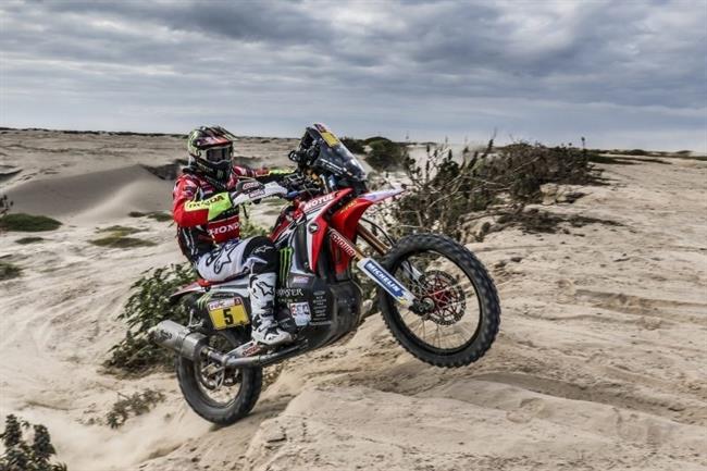 Joan Barreda durante el Dakar | HONDA RACING CORPORATION ep joan barreda durantedakar
