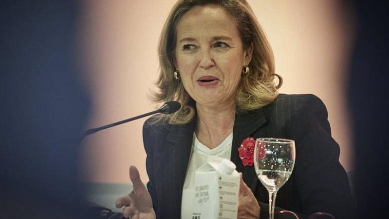 ep la vicepresidenta primera y ministra de economia y transformacion digital nadia calvino durante ep la vicepresidenta primera y ministra de economia y transformacion digital nadia calvino durante