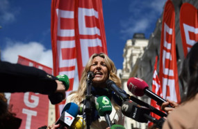 ep la vicepresidenta segunda y ministra de trabajo yolanda diaz ofrece declaraciones a los medios