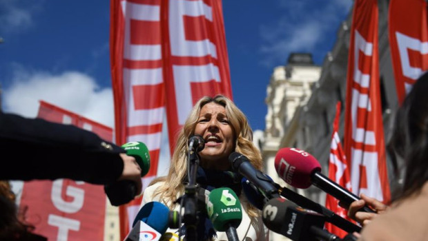 ep la vicepresidenta segunda y ministra de trabajo yolanda diaz ofrece declaraciones a los medios