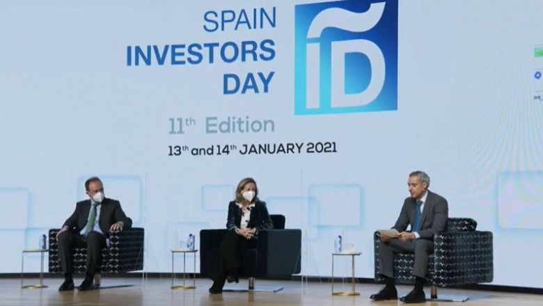 ep la vicepresidenta tercera nadia calvino en la xi edicion de spain investors day ep la vicepresidenta tercera nadia calvino en la xi edicion de spain investors day