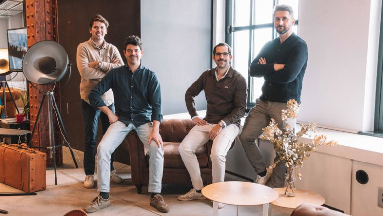 ep los fundadores y socios de muppy juan carlos soldado borja serra vicente nicolas y david mateo