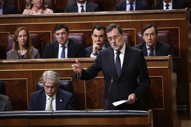 Mariano Rajoy en la sesión de control al Gobierno en el Congreso | EUROPA PRESS ep mariano rajoyla sesioncontrolgobiernocongreso