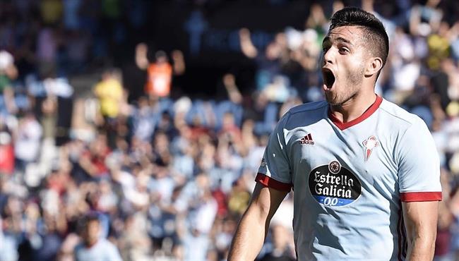 Maxi Gómez celebra un gol con el Celta | R.C. CELTA DE VIGO ep maxi gomez celebragolcelta