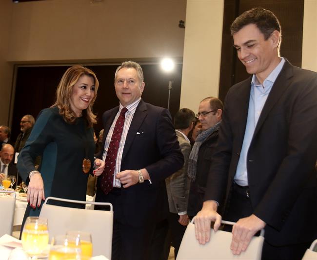 Pedro Sánchez y Susana Díaz, este martes | EUROPA PRESS ep pedro sanchezsusana diaz este martes 20180123131903