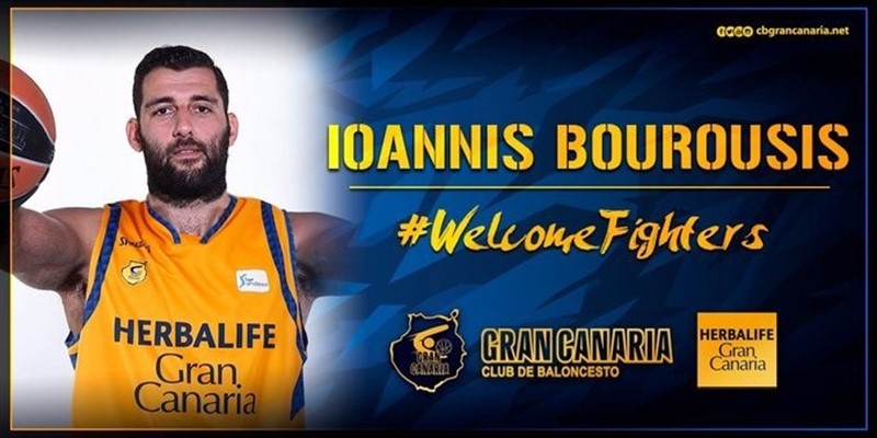 El pívot griego Ioannis Bourousis ficha por el Herbalife Gran Canaria | HERBALIFE GRAN CANARIA ep pivot griego ioannis bourousis fichaherbalife gran canaria