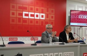 ep secretario generalccoo ignacio fernandez toxo y ramon gorriz