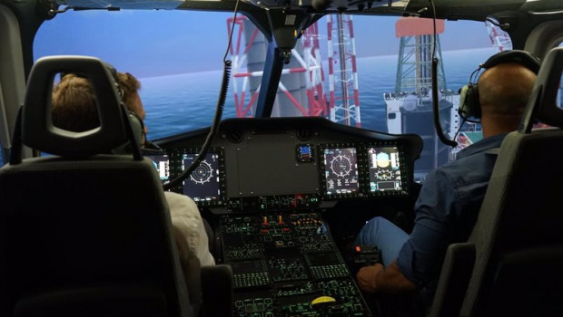 ep un simulador de indra entrenara a los pilotos del h175 del servicio de rescate aereo gfs de hong