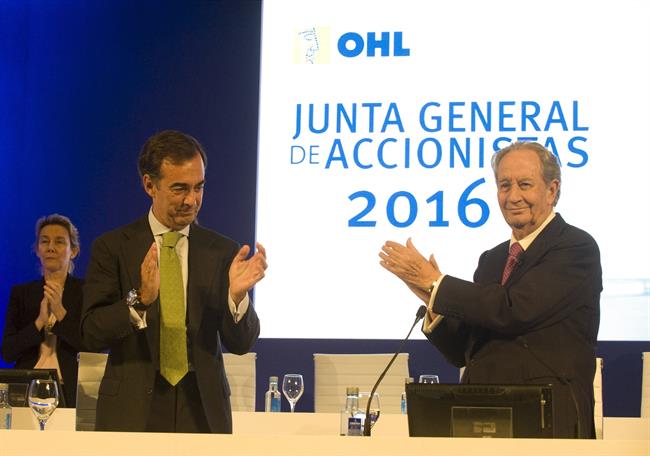 Juan Miguel Villar Mir y su hijo y actual presidente de OHL, Juan Villar-Mir Fuentes. juan miguel villar mir y su hijo y sucesor en ohl