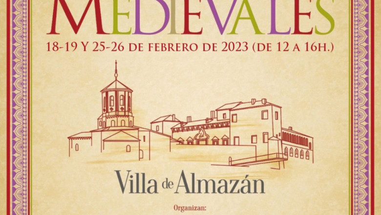 cartel concurso de tapas medievales almazan 2023 
