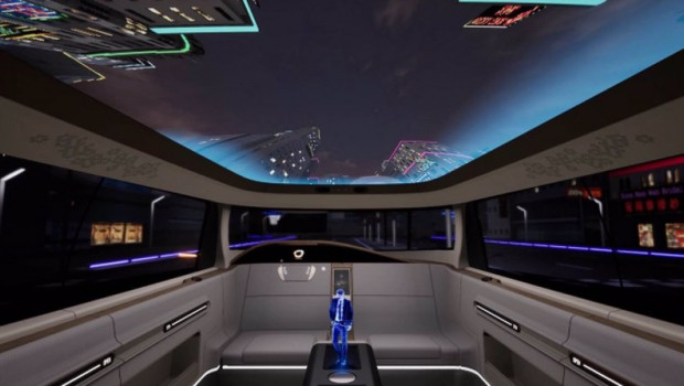 ep archivo   concept art virtual del grupo antolin simulacion del interior de un automovil