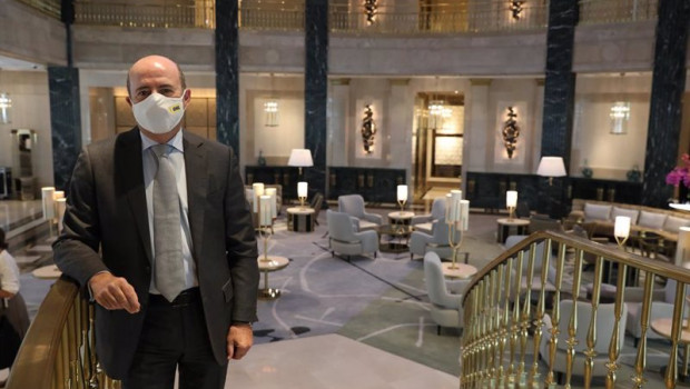 ep archivo   el consejero delegado de ohl jose antonio fernandez gallar posa en el hall del hotel