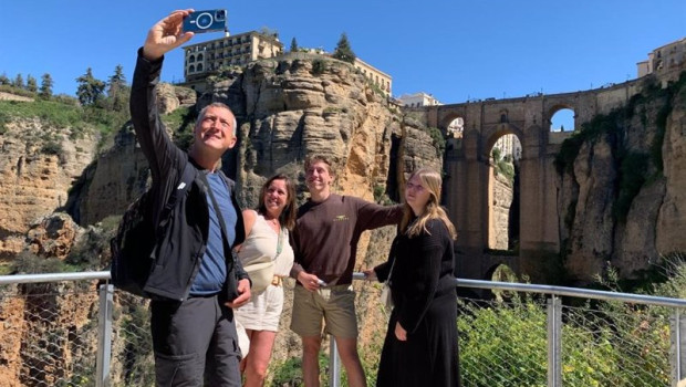 ep archivo   el desfiladero del tajo es el lugar mas visitado por los turistas en ronda