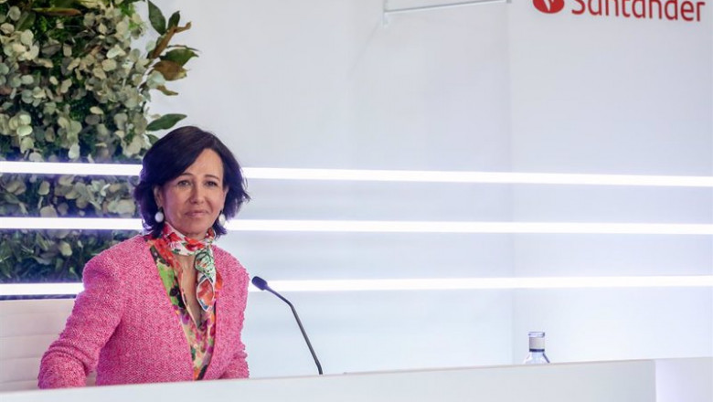 ep archivo   la presidenta del grupo santander ana botin a su llegada a una rueda de prensa para