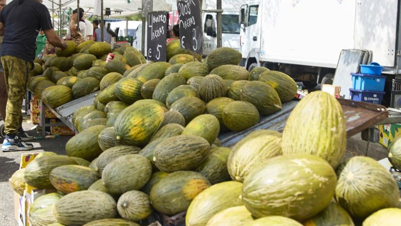 ep archivo   un puesto de melones