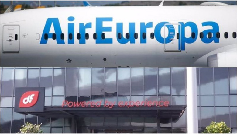 Avión de Air Europa y sede de Duro Felguera | EUROPA PRESS - Archivo ep avion de air europa y sede de duro felguera