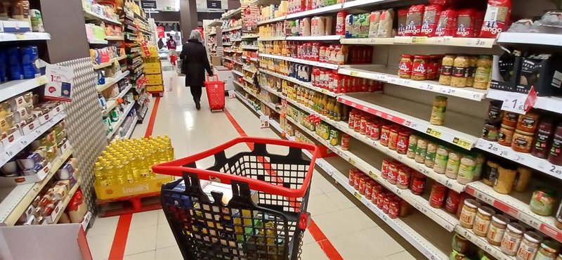 ep carro de la compra en un supermercado