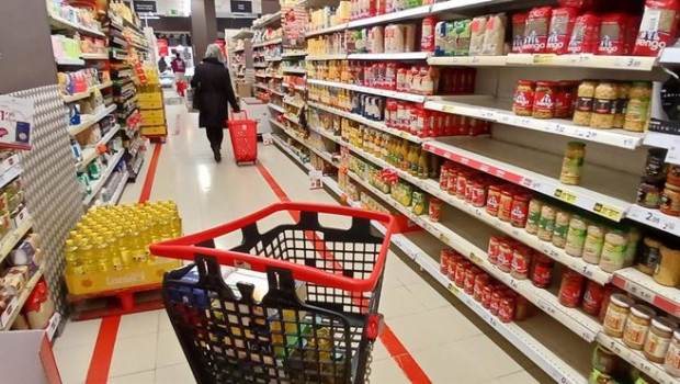 ep carro de la compra en un supermercado