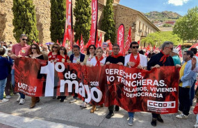 ep cientos de personas reivindican el primero de mayo en c lm mas derechos vivienda y reparto justo