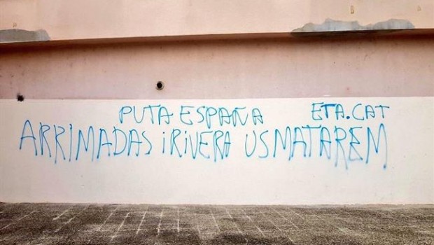 ep cs denunciaamenazamuerteriveraarrimadasuna pintada
