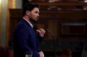 ep el diputado de erc gabriel rufian durante su intervencion en el pleno del congreso este miercoles