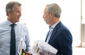 ep el lider del pp alberto nunez feijoo junto al vicesecretario de hacienda del pp juan bravo ep el lider del pp alberto nunez feijoo junto al vicesecretario de hacienda del pp juan bravo