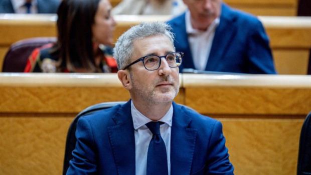 ep el ministro de hacienda arcadi espana durante la sesion de control al gobierno a 21 de abril de