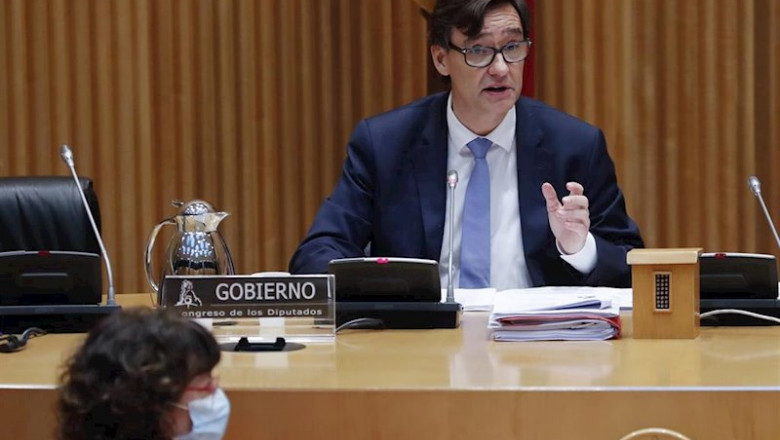 ep el ministro de sanidad salvador illa comparece en el congreso ep el ministro de sanidad salvador illa comparece en el congreso