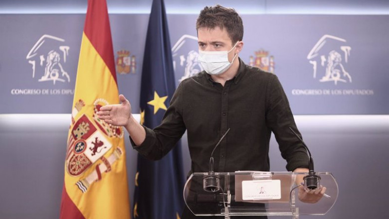 El portavoz de Más País-Equo en el Congreso, Íñigo Errejón, responde a los medios en una rueda de prensa de la Junta de Portavoces convocada en el Congreso de los Diputados, en Madrid, (España), a 2 de febrero de 2021. | EUROPA PRESS/E. Parra. POOL - Europa Press ep el portavoz de mas pais-equo en el congreso inigo errejon responde a los medios en una rueda de