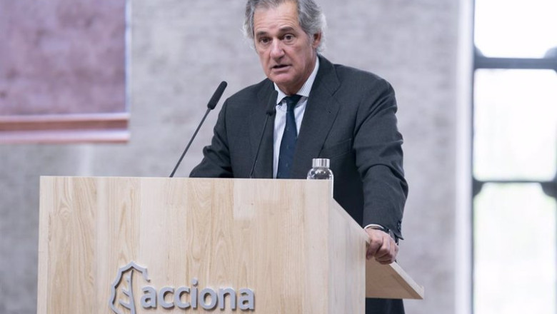 ep el presidente de acciona jose manuel entrecanales durante la junta de accionistas de 2022 ep el presidente de acciona jose manuel entrecanales durante la junta de accionistas de 2022