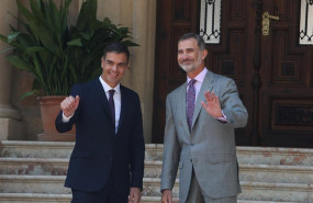 ep i-d presidentegobiernofunciones pedro sanchezrey felipe vi duranterecepcionpalaciomarivent palmamallorca2018 ep i-d presidentegobiernofunciones pedro sanchezrey felipe vi duranterecepcionpalaciomarivent palmamallorca2018