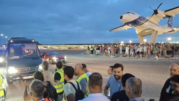 ep imagen de la concentracion de trabajadores de airbus san pablo