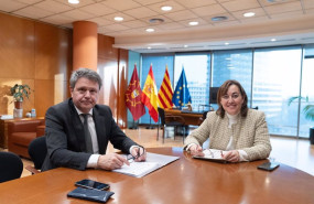 ep la consellera de territorio de la generalitat silvia paneque y el secretario de estado de