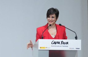 ep la ministra de vivienda y agenda urbana isabel rodriguez en un acto de firma de un protocolo en