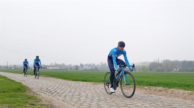 Landa, Valverde y Quintana prueba el pavé | MOVISTAR TEAM ep landa valverdequintana pruebapave