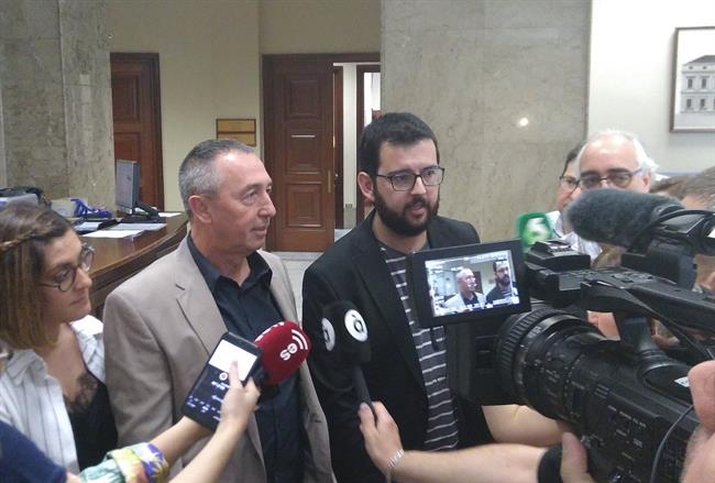 Los diputados Joan Baldoví e Ignasi Candela | COMPROMÍS ep los diputados joan baldovi e ignasi candela