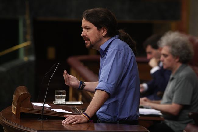 ep pablo iglesias secretario generalpodemos entribuna