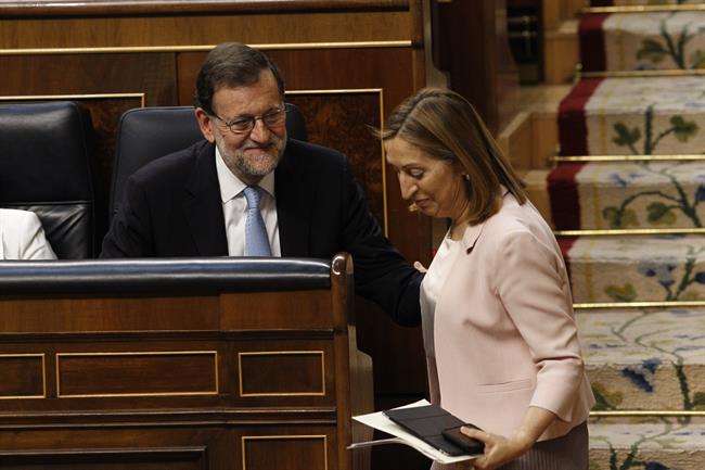 Rajoy y Ana Pastor en el Congreso | EUROPA PRESS ep rajoyana pastorcongreso