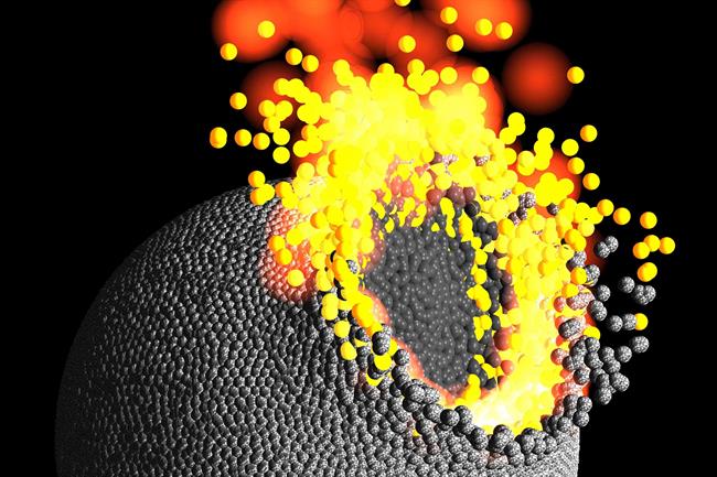 The colours show how the rock of the impacting body accretes to the target body | PHILIP J. CARTER ep the colours show how the rock of the impacting body accretes to the target body