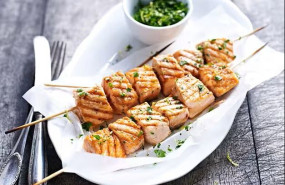 grilled salmon gremolata pot