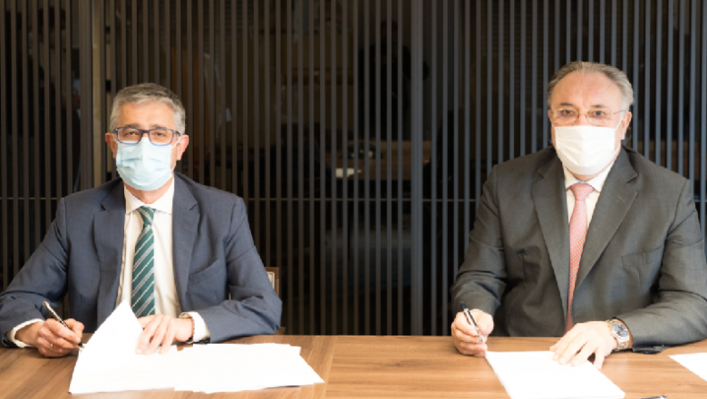 Firma del acuerdo Sidenor y Naturgy. naturgy sidenor