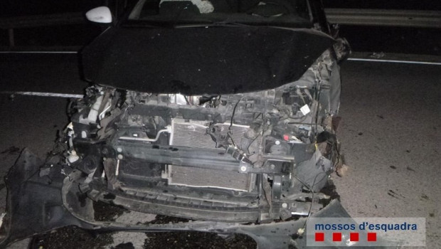 ep accidente provocadoun conductor borrachosin carne en maanetla selva girona