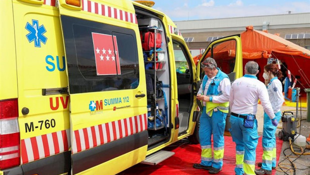 ep ambulancia de soporte vital avanzado uvi movil del summa 112