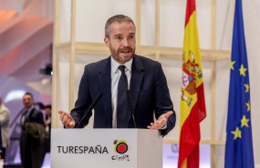 ep archivo   el director general de turespana miguel sanz interviene durante la presentacion de esto