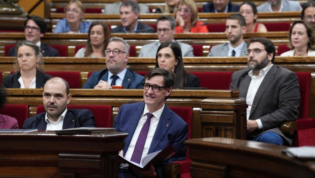 ep archivo   el president de la generalitat savador illa y el conseller de la presidncia albert