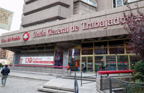 ep archivo - fachada de la sede de la union general de trabajadores en avenida de america 25