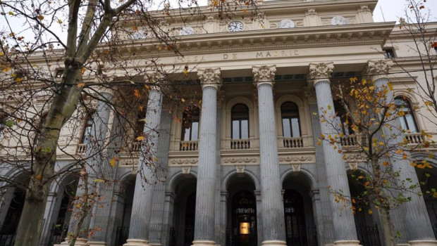 ep archivo   fachada del palacio de la bolsa de madrid a 23 de diciembre de 2022 en madrid espana el
