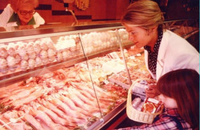 ep carne de conejo en un supermercado