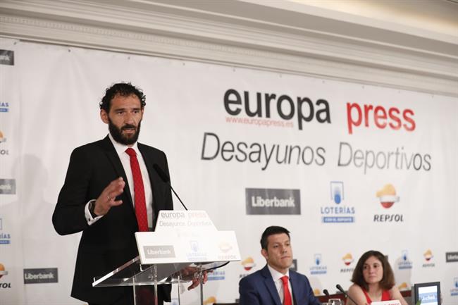 Desayuno Deportivo de Europa Press con Jorge Garbajosa | MARTA FERNÁNDEZ/EUROPA PRESS ep desayuno deportivoeuropa pressjorge garbajosa 20180626122102